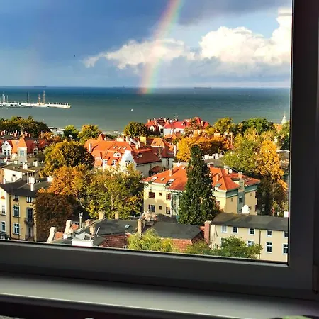 Przy Plazy Z Widokiem Na Morze Homestay szállás Sopot