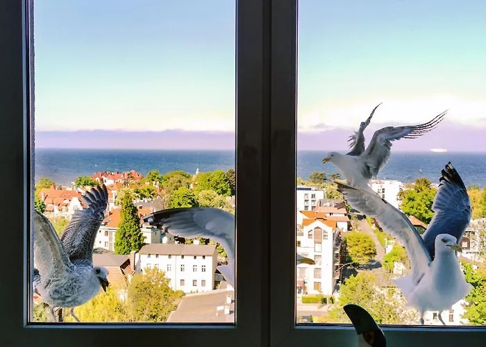 Quarto em Acomodações Particulares Przy Plazy Z Widokiem Na Morze