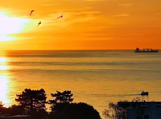 Przy Plaży Z Widokiem Na Morze Kwatera prywatna Sopot