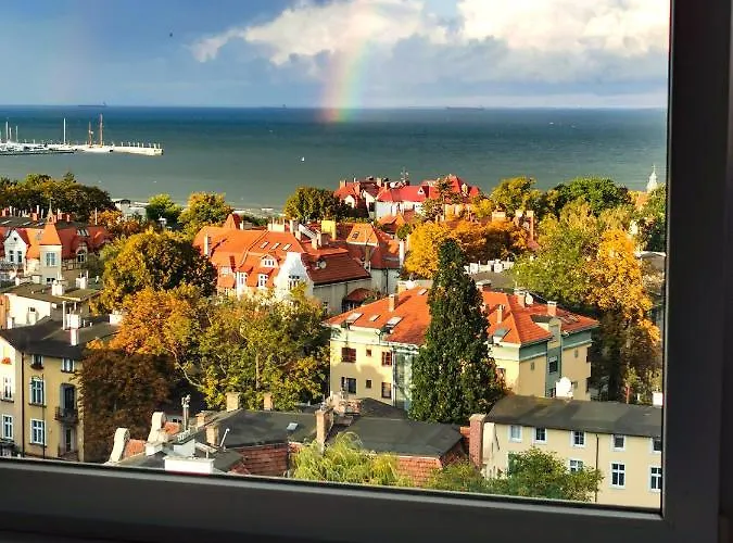 Przy Plaży Z Widokiem Na Morze Kwatera prywatna Sopot