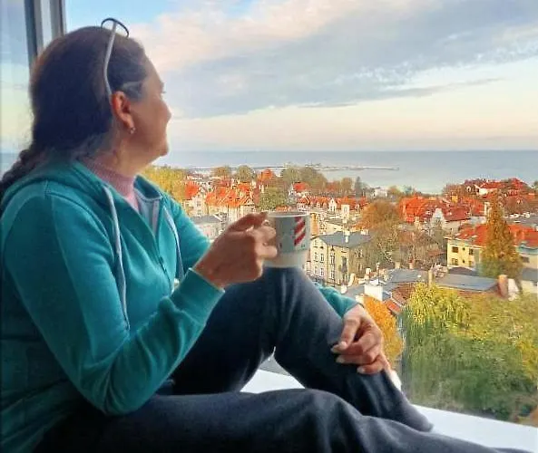 Przy Plazy Z Widokiem Na Morze Quarto em Acomodações Particulares