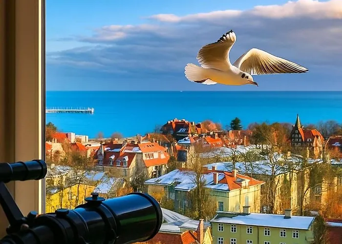 Przy Plazy Z Widokiem Na Morze *